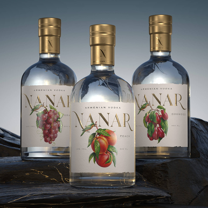 Nanar fruit vodka