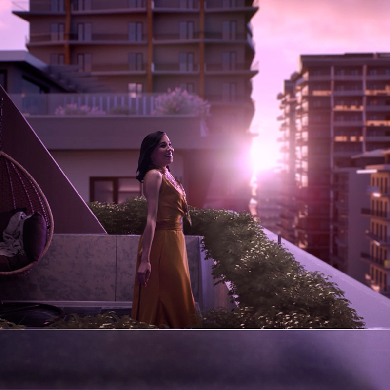 Residential place where you can breathe freely