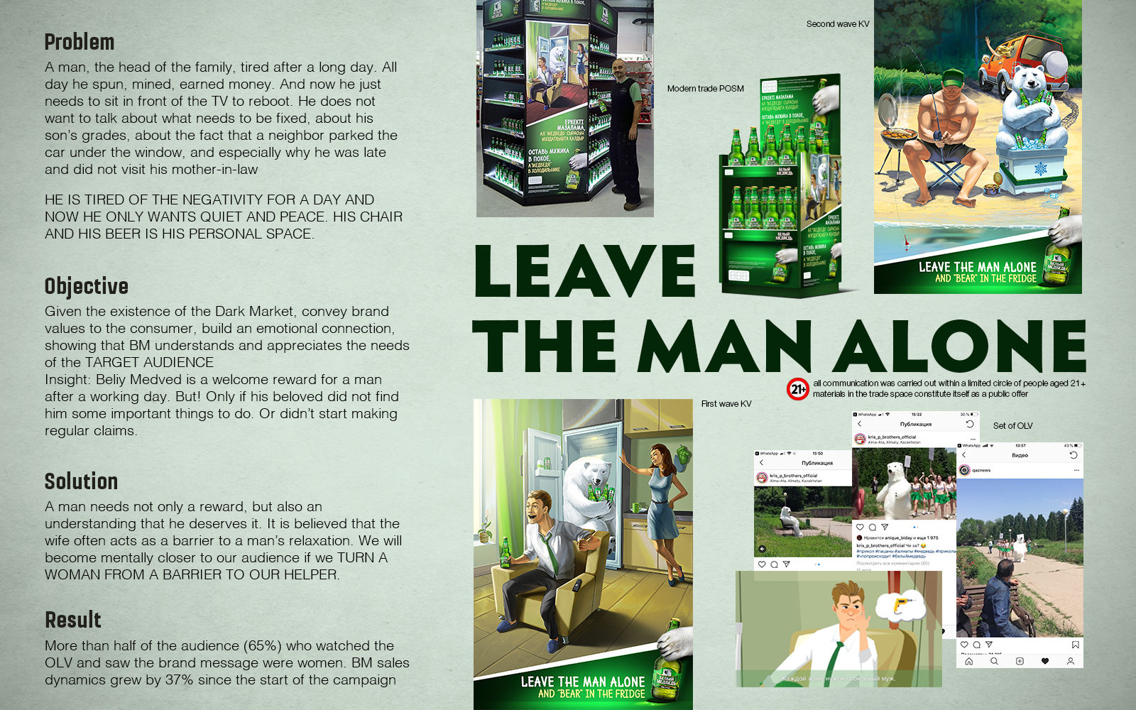 Leave the man alone