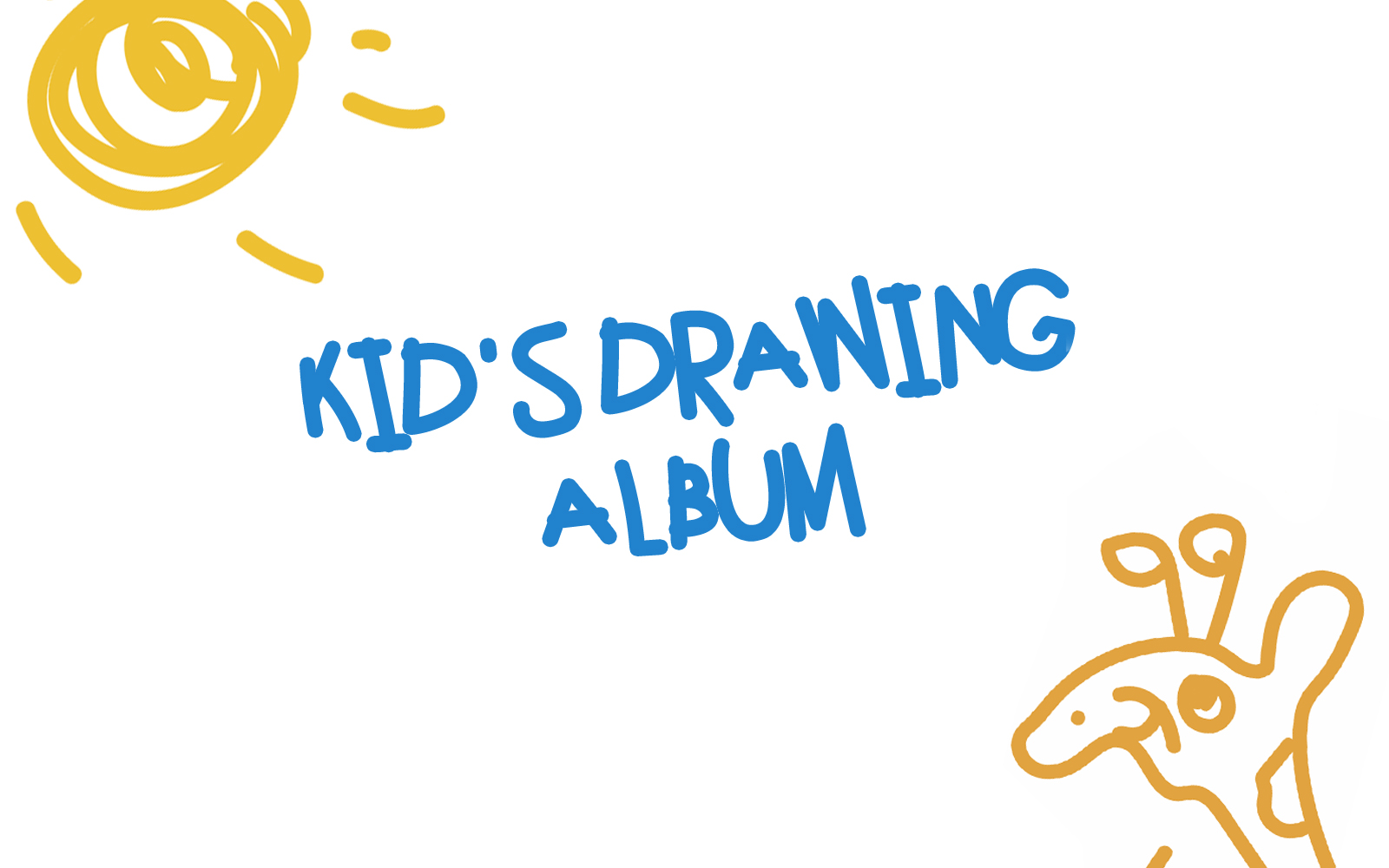 Kids drawing album