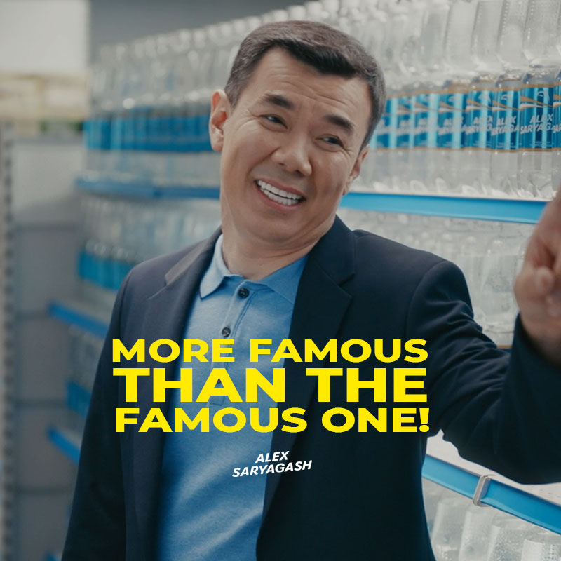 ALEX Saryagash. More famous than the famous one!