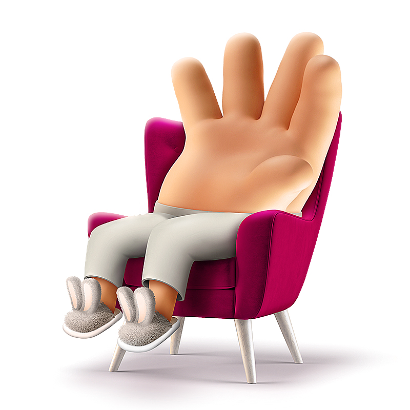 Lazy hand